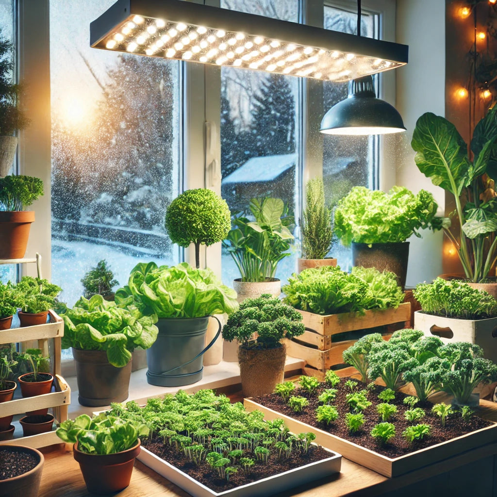 Growing spinach indoors under lights hotsell