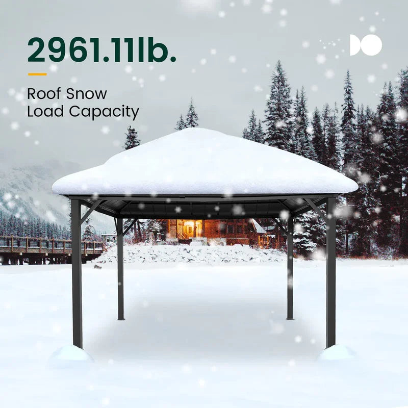 12' x 14' Andes Hardtop Gazebo with Double Roof