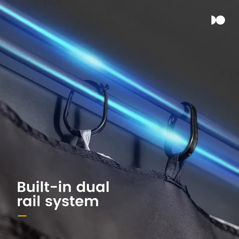 10' x 12' Andes Hardtop Gazebo with 2-Tier Ventilated Roof,Curtain & Netting