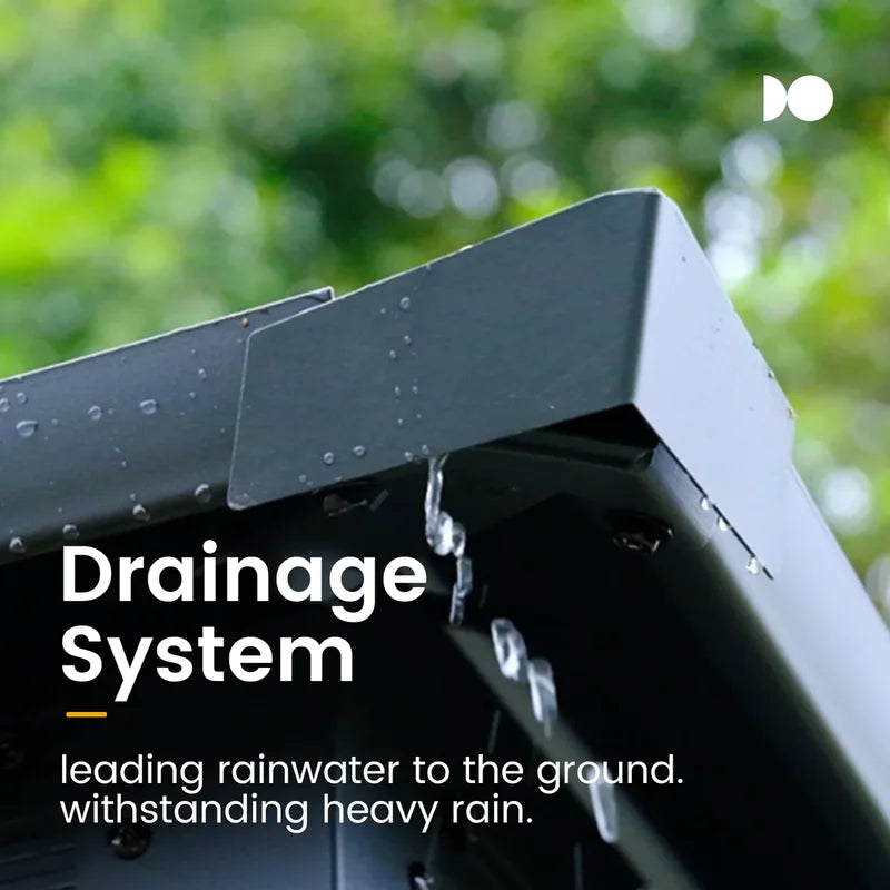 12' x 14' Andes Hardtop Gazebo with Double Roof